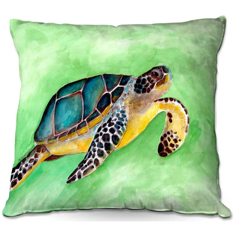 Reversible Throw Pillow, 18" x 18"