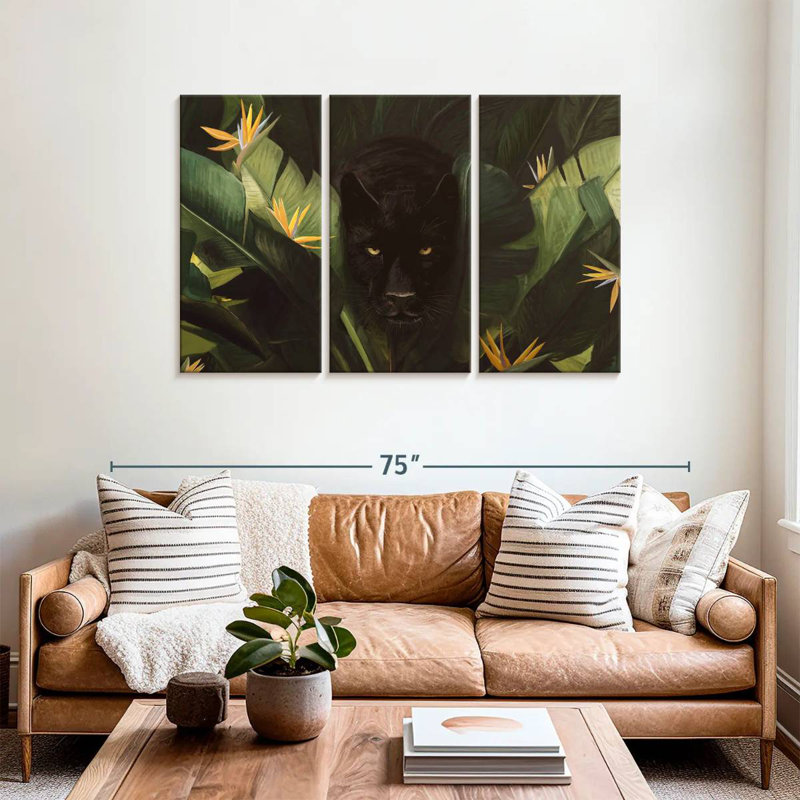 Hello Panther, 36" H x 57" W