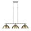 Luminaire suspendu linéaire 3 lumières Laramy-107150103-107150109