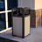 SAFCO Evos Series Steel Trash Can w/ Ashtray, 15 Gallon & 38 Gallon-15288070