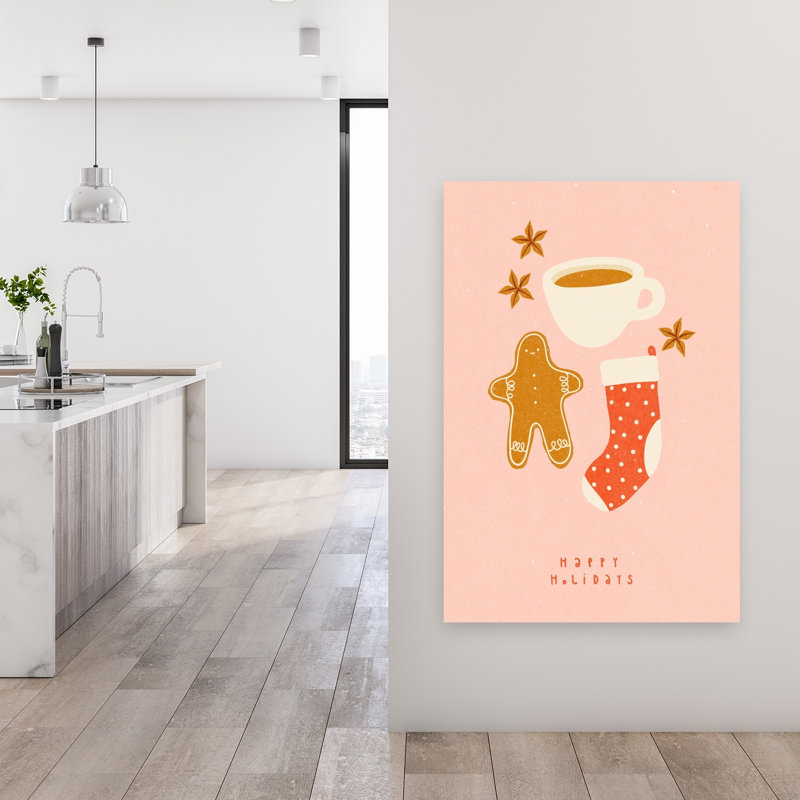 «Christmas Mood Contemporary Winter», reproduction d'art murale, 48" H x 32" W