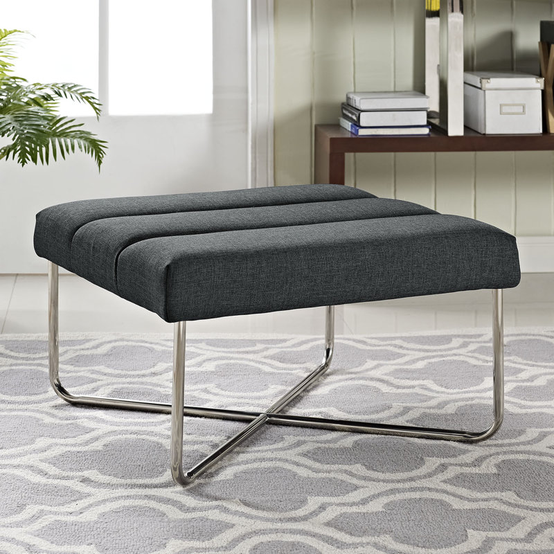 Repose-pieds Modway Reach, Similicuir gris