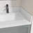 21 In. Engineered Stone Vanity Backsplash 4 In. Bathroom Vanity Back Splash In Carrara White