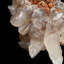 Calcite sur limonite. Mapami, Mexique