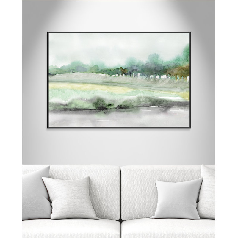 «Season Of Summer - Floater Frame», reproduction d'art sur toile, H 41,5 po x l 61,5 po x P 2 po, Toile noire