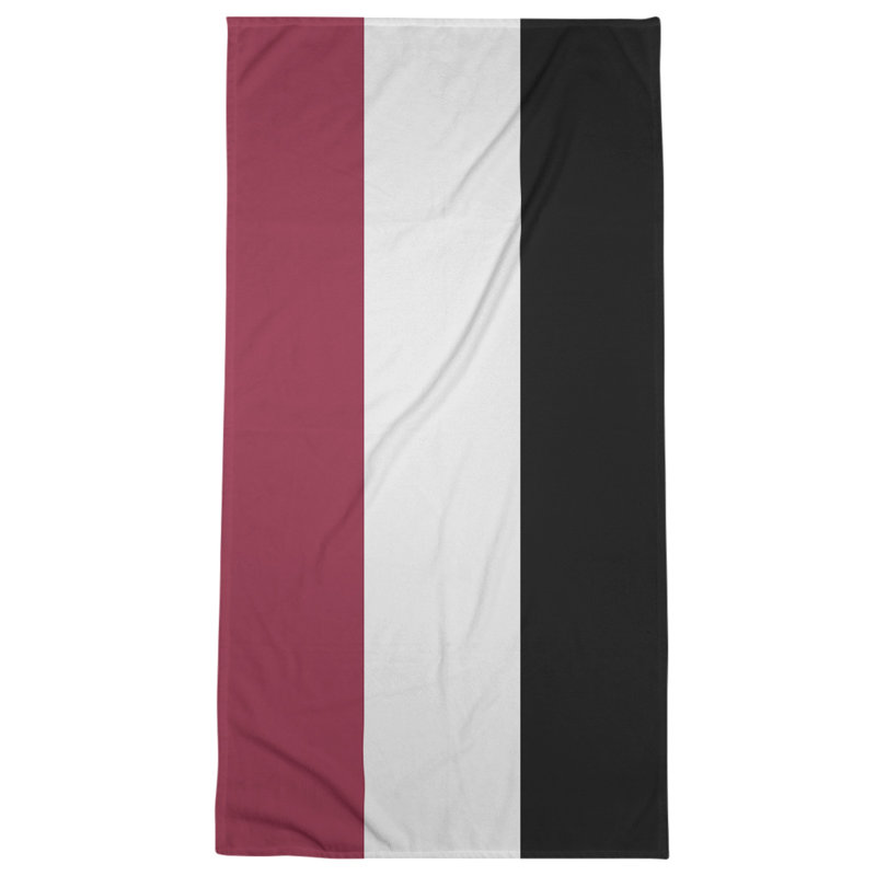 Bath Towel, Redwood/Black