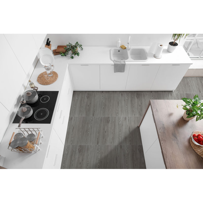 18" x 18" Luxury Vinyl Tile,Self-adhesive Vinyl Flooring
