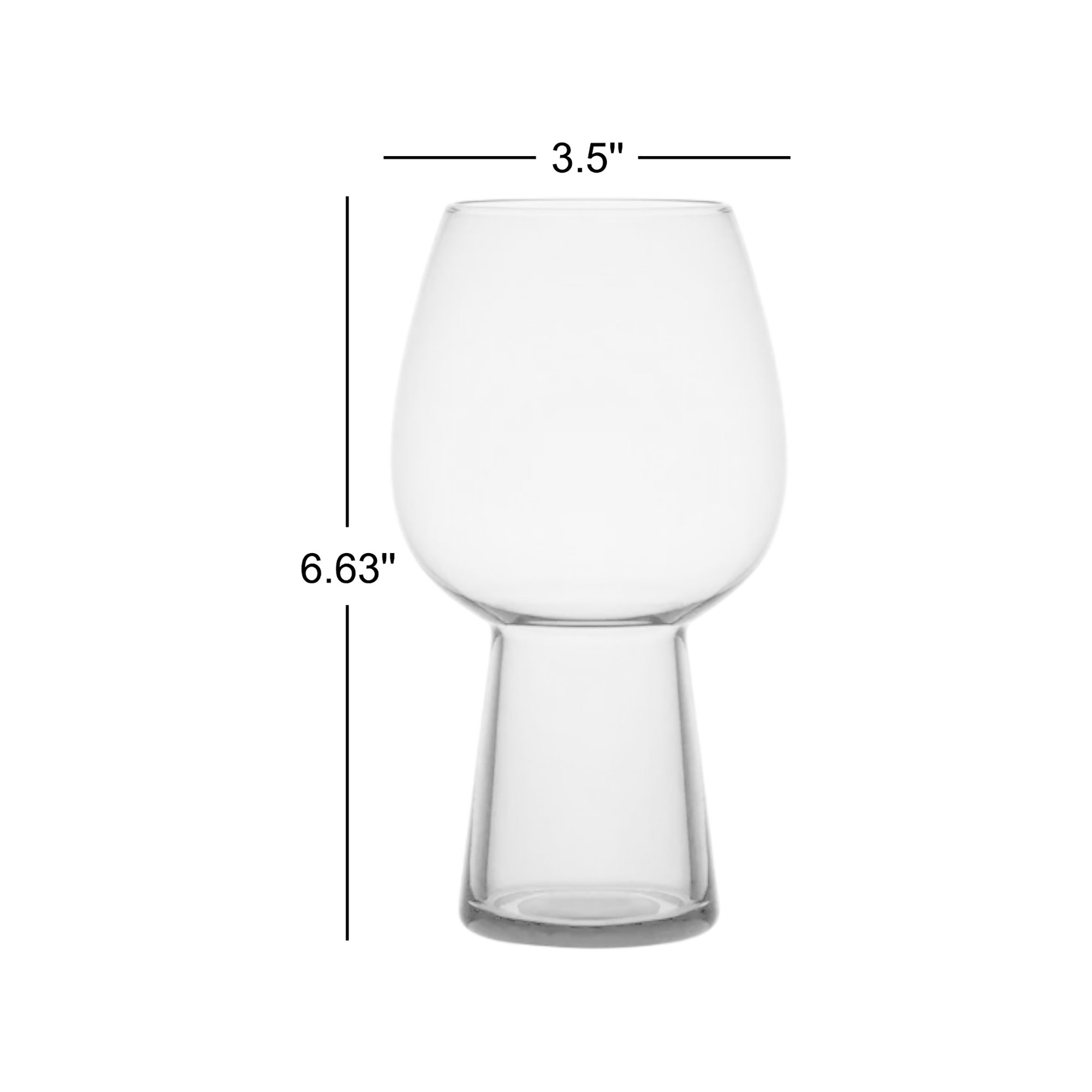 Mikasa 19-Oz Phoebe Beer Goblets, Set Of 4, Blue, Smoke