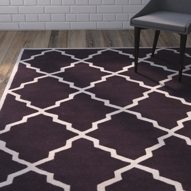 Carolene Hand Tufted Wool Geometric Rug