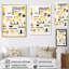 Modern City Retro Cubist Abstract on White - reproduction imprimée-812962907-812962887