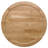 Brown Round Solid Wood Side End Table