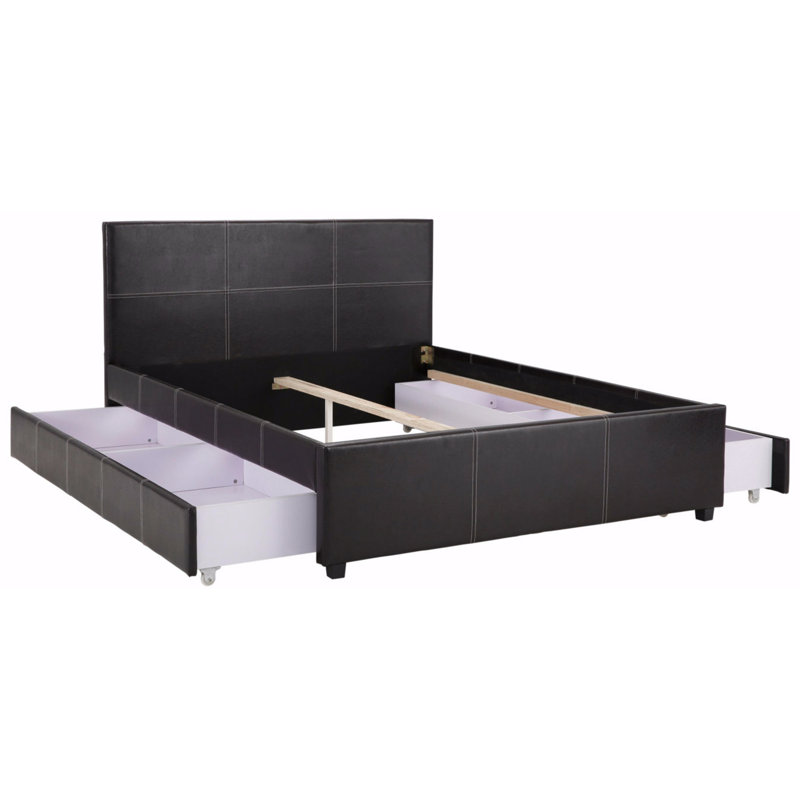 Black Cloister Underbed Storage Drawers