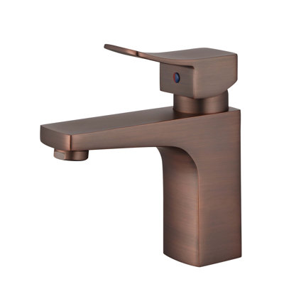 Single-Hole Bathroom Faucet with Drain Assembly