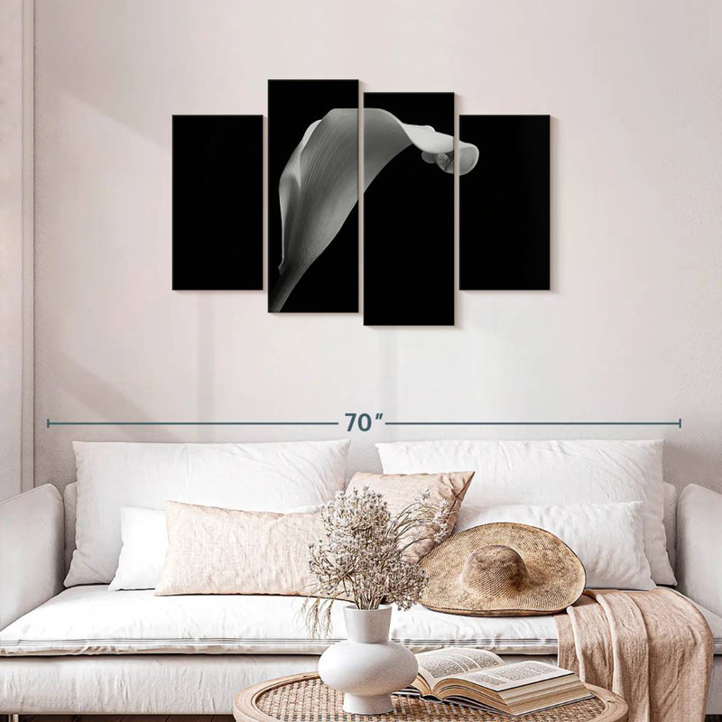 Harnek lys Calla monochrome, H 27 po x l 43 po
