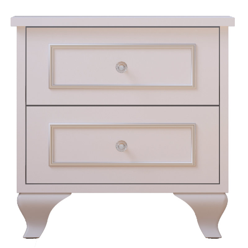 Vangundy 45cm W Manufactured Wood Bedside Table