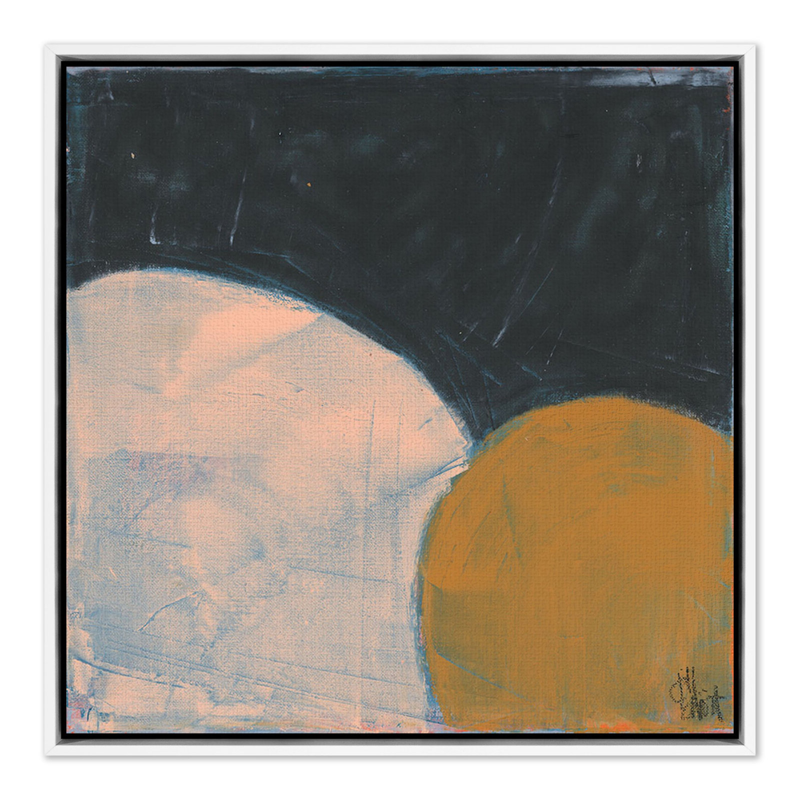 Sometimes Still by Jill Elliott, 32" H x 32" W, Black Canvas