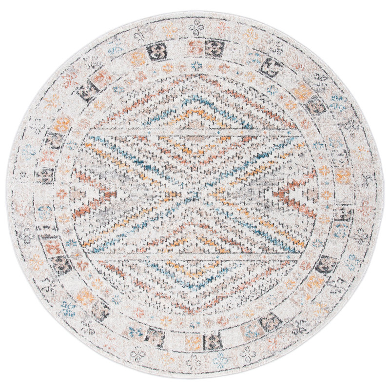 Wilkie Performance Southwestern Rug, Round 6'7"