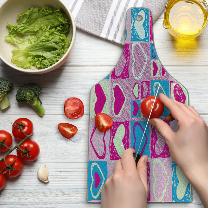 Planche à découper en verre trempé Ambesonne