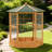 Bird Cage 69" Wooden Hexagonal Outdoor Aviary Flight Bird Cage