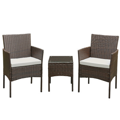 Notchietown Rattan Wicker Seating Group with Cushions