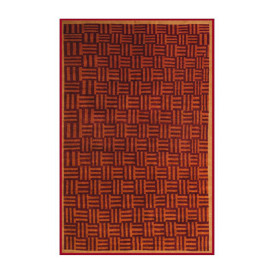 Tapis décoratif multicolore à motif abstrait