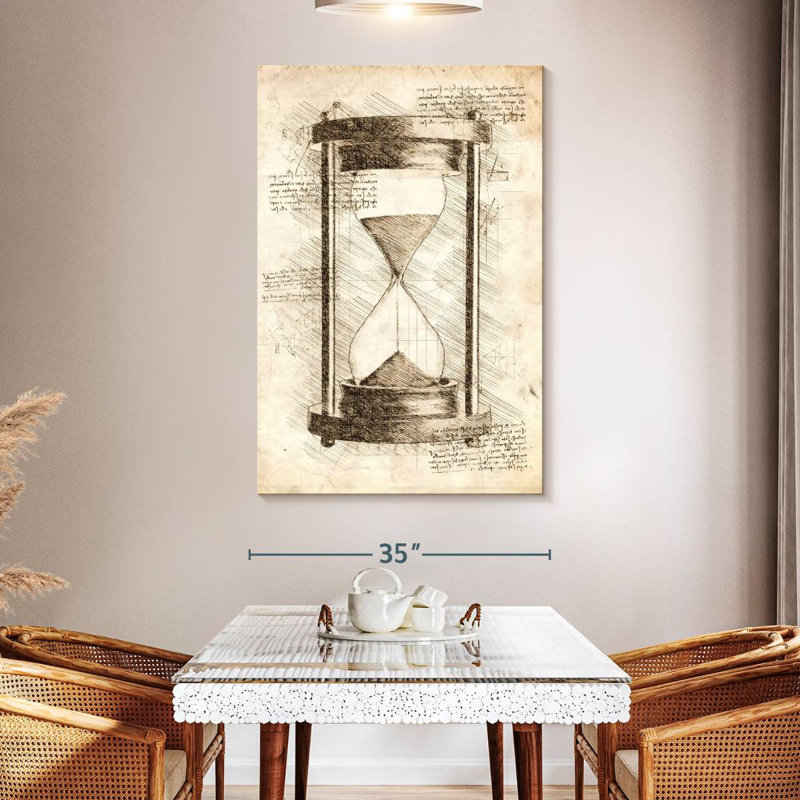 Laelle Old Hourglass, 51" H x 34" W