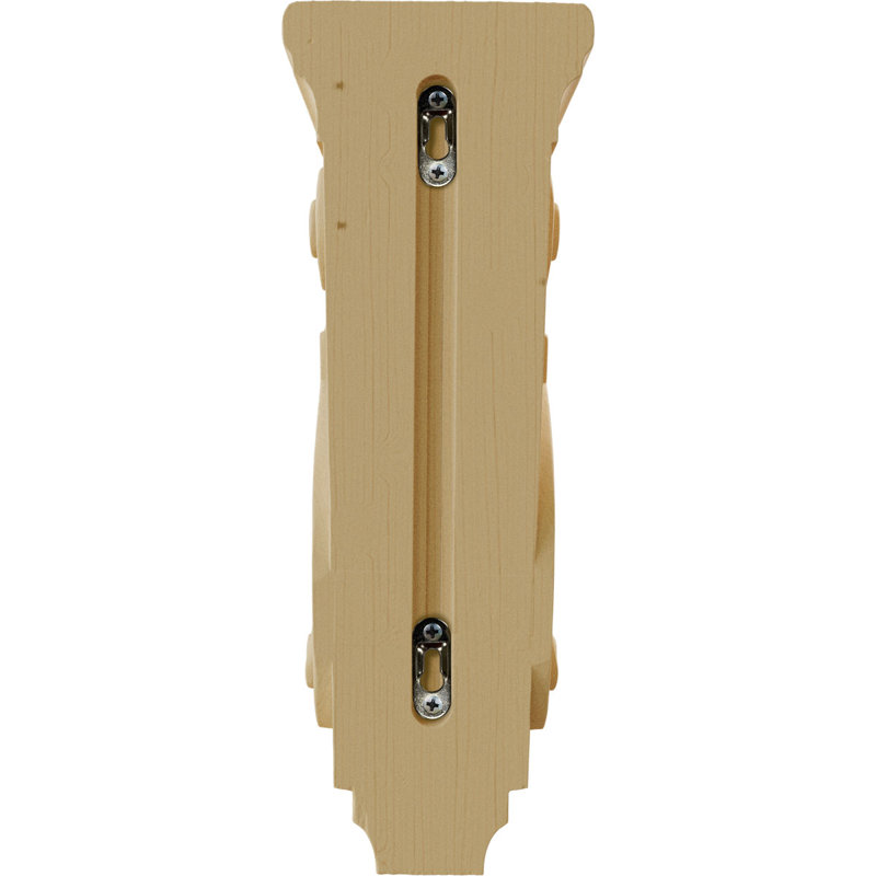 Corbeau en bois d'aulne traditionnel l 9 po x P 10 po x H 34 po (lot de 4), Brun, H 34 po x l 9 po x P 10 po