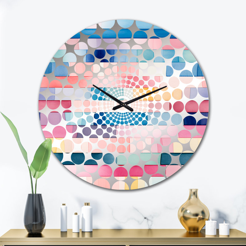 Pasiak - Horloge murale rayée, Grand