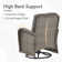 Keywest 2 - Person Outdoor Seating Group PE Wicker Swivel Glider With Ottomans With Cushions With Side Table