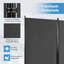 Cloison pliante 3 panneaux l 102,5 po x H 72 po Leveille-1300449560