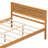 Full Size Platform Bed Frame With Headboard, With Wooden Slats, No Springs Required-323438666