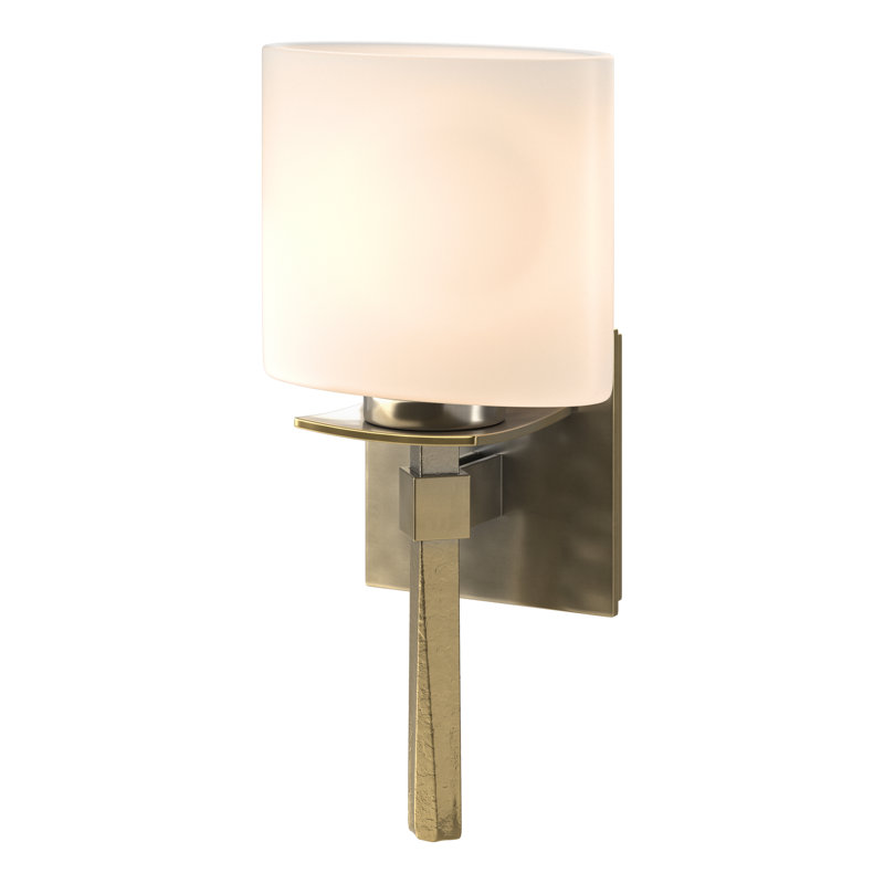 Beacon Hall Ellipse Glass Sconce, Modern Brass