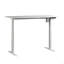 Bureau assis / debout, finition blanche-203340319