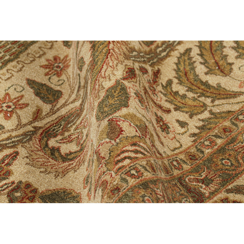 Hand Knotted Wool Floral Area Rug