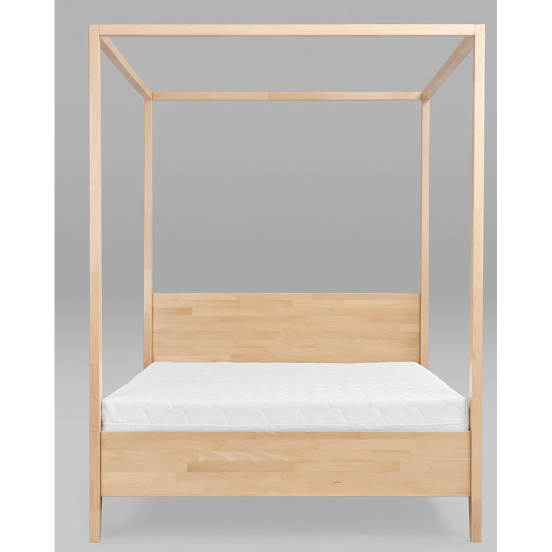 Solid Wood Bed, Small Double (4')