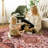 Fillender Washable Soft Vintage Rug Fashion Floral Rug For Living Room Dorm Decor-105524145