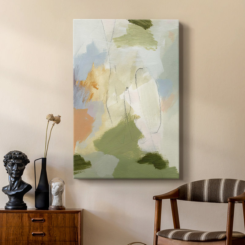 Verdure I - galerie Cavas tendue sur mesure, H 12 po x l 8 po