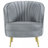 Grey 3-piece Upholstered Channel Tufted Sofa Set