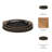 Coastal Large Set of 2 Round Bamboo Serving Trays 24 and 30" - 30" x 30" x 4"-140333244