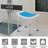 Adjustable Shower Seat For Seniors, Injured & Pregnant - 6 Levels, Non-slip, -, Blue Aluminum Stool Bath