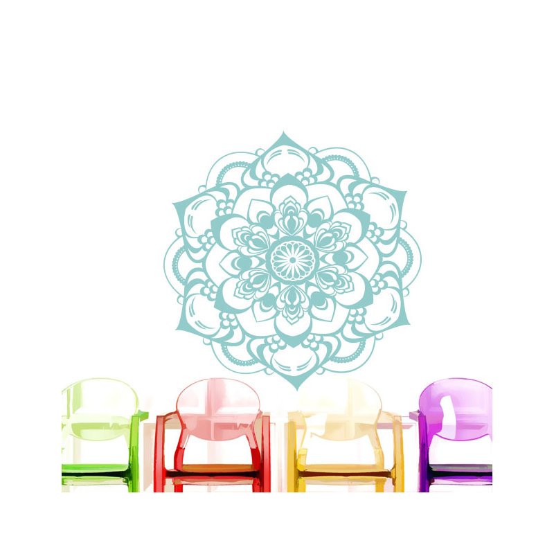 Décalcomanie murale décoration boho Natazhat, menthe