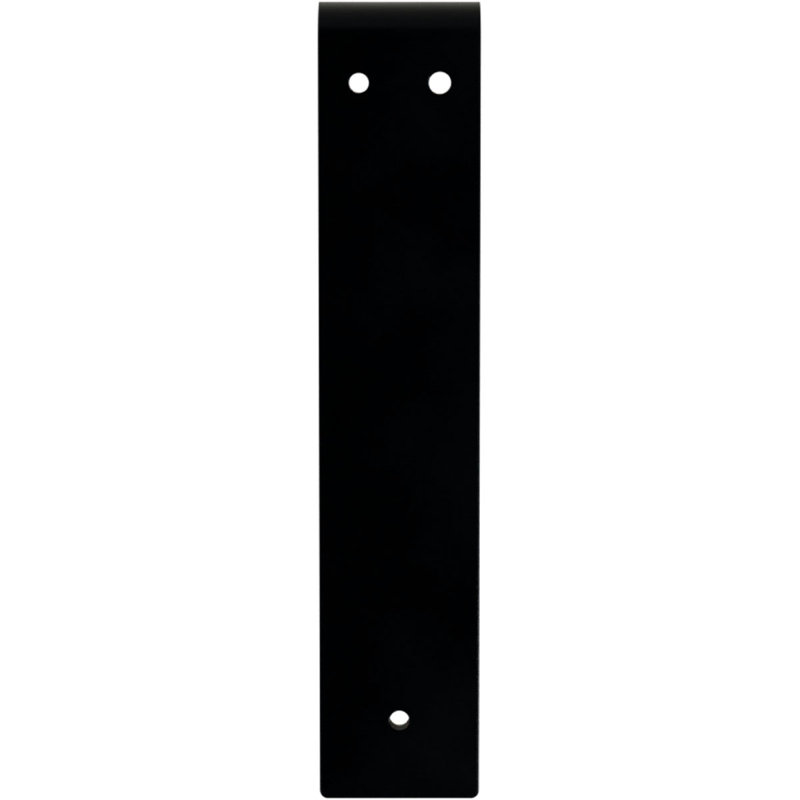 Support traditionnel en acier, H 10 po x l 2 po x P 10 po, Noir thermolaqué
