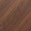 Table de salle à manger 47,2 "en bois massif pour 4 à 6 personnes avec base piédestal entrecroisée