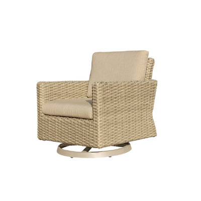 Chaise de patio pivotante avec coussins Sunbrella Fairburn