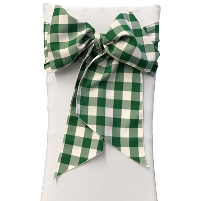 Huertas Checkered Chair Bow