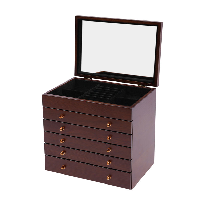 Boîte à bijoux en bois