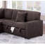 Coussin de salon modulaire réversible de style moderne avec rangement escamotable 3 pièces
