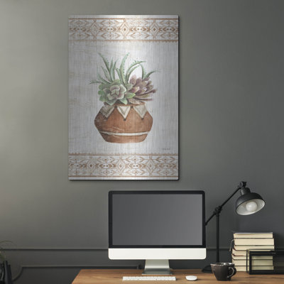 «Southwest Terracotta Succulents II» par Cindy Jacobs