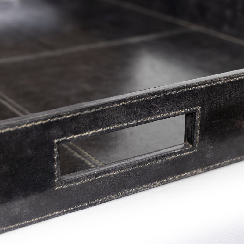 Derby Decorative Tray, Black