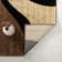 Tapis beige moderne à motif abstrait